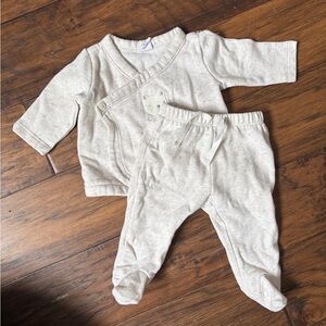 GAP Cream Kids One Piece Outfit